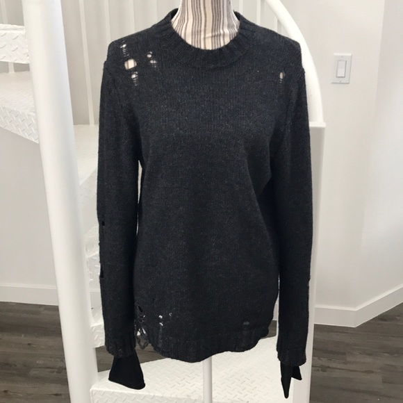 Diesel Knit Distressed Sweater 